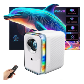 Imagem da oferta Projetor Portátil 4k G60 Wifi 1280p Full Hd 8000lm Projetor