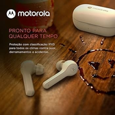 Imagem da oferta Motorola Moto Buds 85 TWS Fone de Ouvido Bluetooth Branco