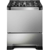 Imagem da oferta Fogão 5 Bocas Mueller Decorato Vetro Inox Bivolt com Mesa de Vidro