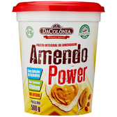 Imagem da oferta DaColônia Amendopower - Pasta De Amendoim Integral Zero 500G