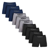 Imagem da oferta Kit com 10 Cuecas Box Masculino Algodão Boxer Confortável Zorba 781