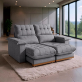 Imagem da oferta Sofa 2 Lugares 2 Metros Retrátil