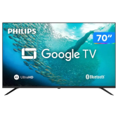 Imagem da oferta Smart TV 70" Philips 4K UHD DLED 70PUG7019/78 Google TV Quad Core Google Assistente 3 HDMI