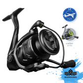 Imagem da oferta Carretilha De Pesca HANDING M1 Molinete Spinning 9 plus 1 Rolamentos Arraste Max 12kg