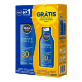 Imagem da oferta Kit Protetor Solar Protect & Hidrata Sun Fps30 200ml E 100ml Nivea