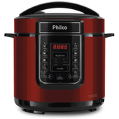 Imagem da oferta Panela de Pressão Digital Philco 6L Inox Vermelha