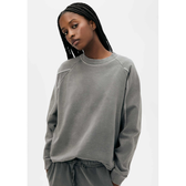 Imagem da oferta Blusão Feminino Em Moletom Estonado - Preto