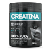 Imagem da oferta Creatina Monohidratada Pote 300g 100% Pura Soldiers Nutrition