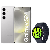Imagem da oferta Smartphone Samsung Galaxy S24 6,2" 256GB 8GB + Galaxy Watch 6 BT 44mm