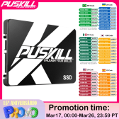 Imagem da oferta PUSKILL Unidade de estado sólido SATA3 Disco rígido 256GB SSD
