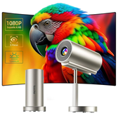 Imagem da oferta Basike Mini Projetor Portatil 4K 1080P Full HD 5G WIFI 6 BT 5.0 Android 11 12000 Lumens Led Auto de Correcção Trapezó