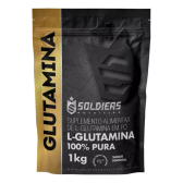 Imagem da oferta L-Glutamina 1kg 100% Pura Soldiers Nutrition Sachê Sem sabor