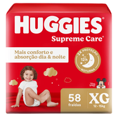 Imagem da oferta 2 Pacotes Fralda Huggies Supreme Care XG - 58 Unidades
