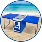 Imagem da oferta Caixa Térmica 3 em 1 Multifuncional 2 Mesas e 1 Cooler 32Lts