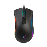 Imagem da oferta Mouse Gamer Husky Reaction RGB 12400 DPI 7 Botões Preto - HMS100PT