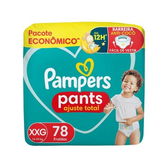 Imagem da oferta Fralda Calça Pampers Pants Ajuste Total Tam XXG - 78 Unidades