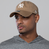 Imagem da oferta Boné Aba Curva New York Yankees New Era MLB Strapback 920 ST PERM KHK - Adulto