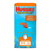 Imagem da oferta Fralda Infantil Huggies Little Swimmers Tam M/G - 10 Unidades