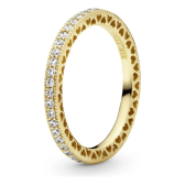 Imagem da oferta Anel Coracao De Pandora Shine