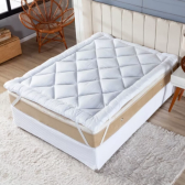 Imagem da oferta Pillow Top Protetor Colchão Cama Queen 400 Fios Toque Macio