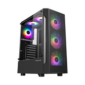 Imagem da oferta Gabinete Gamer Segotep Flexi 3 Mid Tower ATX Lateral em Vidro Preto - SEG-CASE-FLX3B-WW