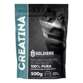 Imagem da oferta Creatina Monohidratada 500g Soldiers Nutrition Sabor Natural