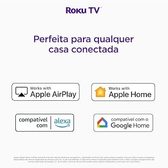Imagem da oferta Multilaser - Smart TV FHD 43 DLED Wi-fi MultiExperience Roku Multi - TL056EX