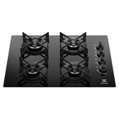 Imagem da oferta Cooktop 4 Bocas a Gás GLP Preto Efficient KE4GR