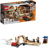Imagem da oferta LEGO Jurassic World Dinossauro Atrociraptor: Perseguição de Motocicleta; Kit de Construção 76945 - 169 Peças