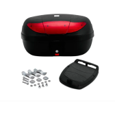 Imagem da oferta Bau Bauleto Moto 45 Litros Protork Cabe 2 Capacetes Completo