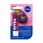 Imagem da oferta NIVEA Hidratante Labial Amora Shine 48g
