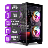 Imagem da oferta Pc Gamer Mancer Amd Ryzen 5 Rx Vega 16gb Ddr4 Ssd 480gb