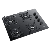 Imagem da oferta Cooktop 4 Bocas Itatiaia Essencial Vidro Temperado Gás 4Q Preto Bivolt