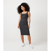 Imagem da oferta Vestido Midi Básico com Decote Quadrado