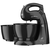 Imagem da oferta Batedeira Britânia Pérola 550 Turbo com 4 Velocidades e 2 Tigelas Preta - 110V