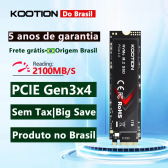 Imagem da oferta SSD M.2 NVMe 512GB PCIe X15 KOOTION Alta Velocidade p/ Notebook e Desktop