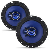Imagem da oferta Kit Alto Falante Hurricane Triaxial Triak 6" Polegadas 100W (Par)
