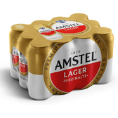 Imagem da oferta Cerveja Amstel Lager Puro Malte Lata 473ml - 12 Unidades