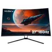 Imagem da oferta Monitor Gamer Husky Storm 27' LED Curvo 180Hz Full HD 1ms DisplayPort e HDMI 99% sRGB Adaptive Sync Ajuste de Ângulo