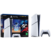 Imagem da oferta PlayStation 5 Edição Digital 825GB 1 Controle Branco Sony com 2 Jogos