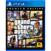 Imagem da oferta Grand Theft Auto V GTA Premium Edition Rockstar Games PS4 Físico