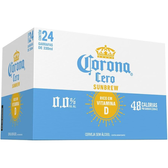 Imagem da oferta Pack Cerveja Corona Cero Sunbrew Sem Álcool 330ml Long Neck Caixa 24 unidades