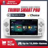 Imagem da oferta Trimui Smart Pro Console de jogos portátil 4.96 ''tela IPS Sistema Linux Joystick Iluminação RGB Smartpro Retro Video