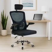 Imagem da oferta Cadeira Escritório Business Ajuste Lombar Encosto De Cabeça