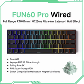 Imagem da oferta Teclado Mecânico Akko MonsGeek FUN60 PRO HE 60% gaming