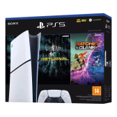 Imagem da oferta Console Sony PlayStation 5 Digital Slim 1TB Branco + Jogos Returnal e Ratchet & Clank + Controle Sem Fio Dua