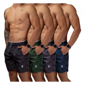 Imagem da oferta Kit 4 Short Praia Masculino Bermuda Tactel Academia Corrida