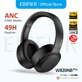 Imagem da oferta Fone de Ouvido Edifier W820NB Plus ANC Sem Fio Bluetooth 5.2