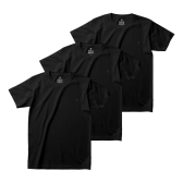 Imagem da oferta Kit 3 Camisetas Masculinas Básicas Polo Wear Preto