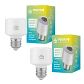 Imagem da oferta Kit 2 Smart Bocais Wi-Fi Positivo Casa Inteligente - E27 - 100W - Wi-Fi - 100240V AppGoogle AssistenteAlexa